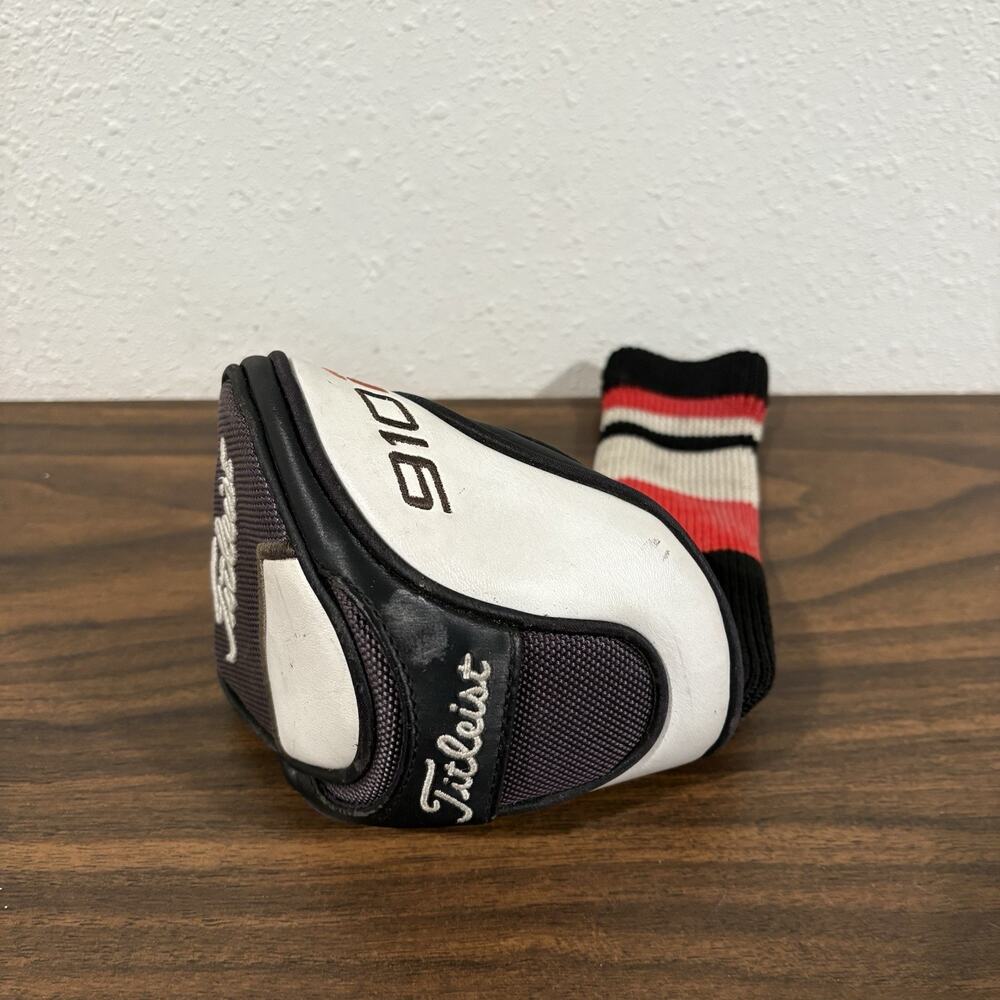 Titleist 910F Fairway Wood Headcover Black White Red Knit Sock Golf Club #13
